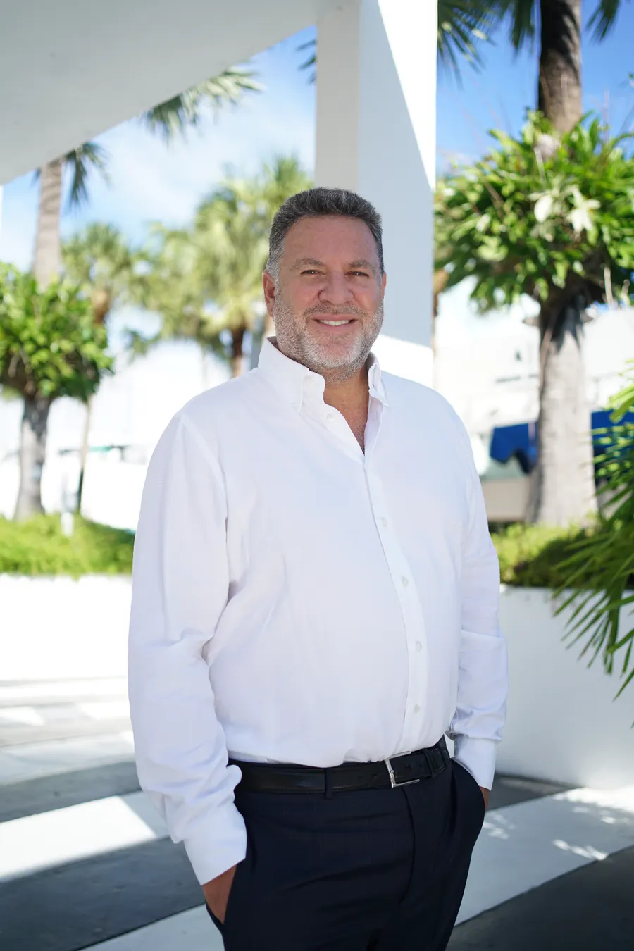 Full-length portrait of Bryant Esquenazi
